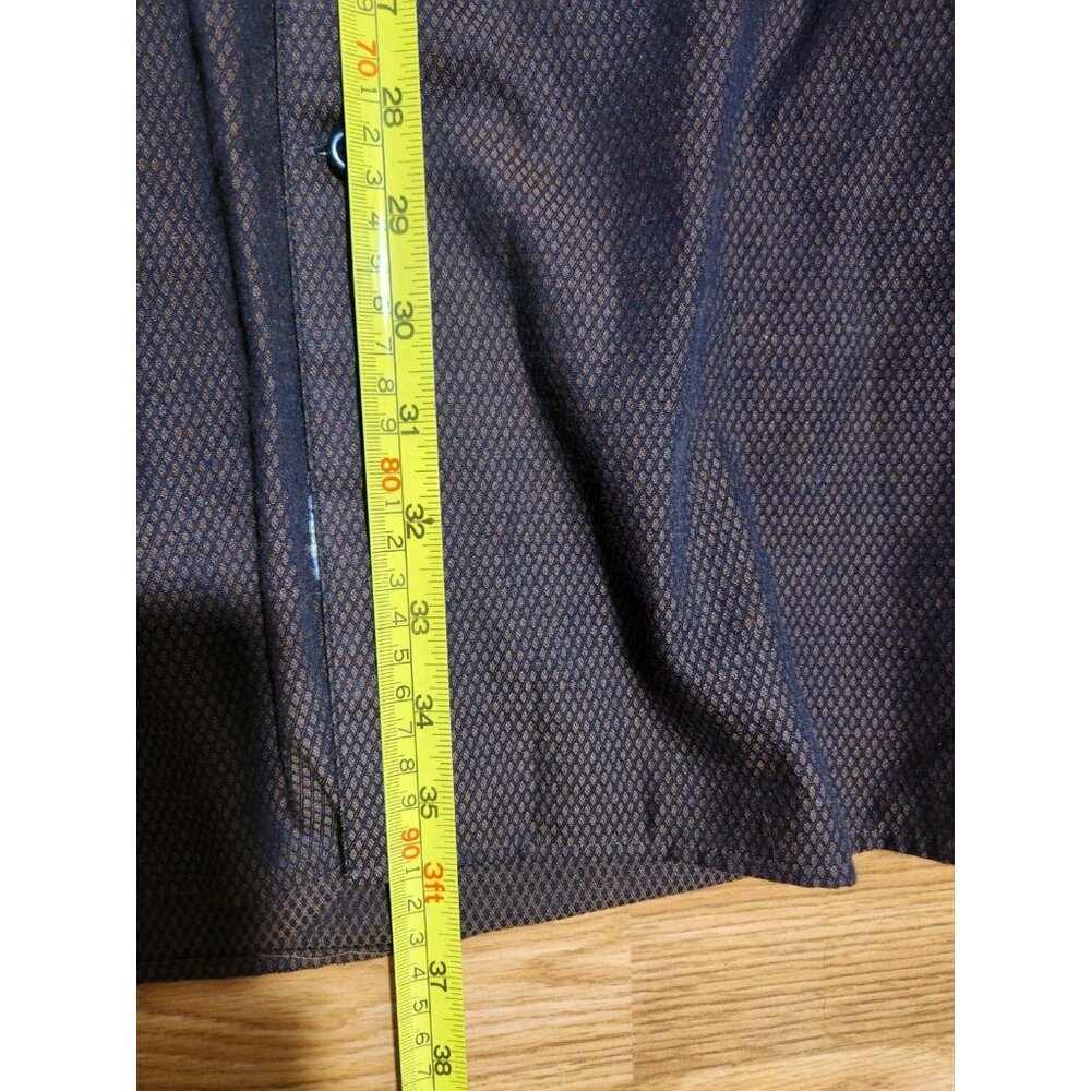 Soul Of London Men Shirt Long Sleeve 5XL Brown New With Tag - Picture 7 of 9